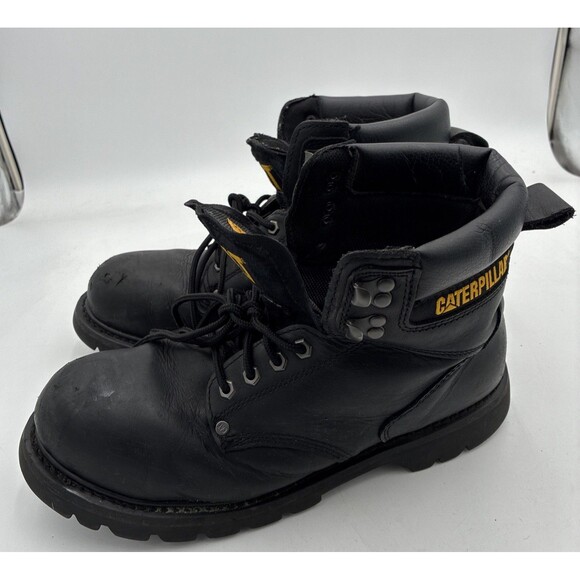 UsedVeryGood_Caterpillar Mens Second Shift, Steel Toe, Black, 12